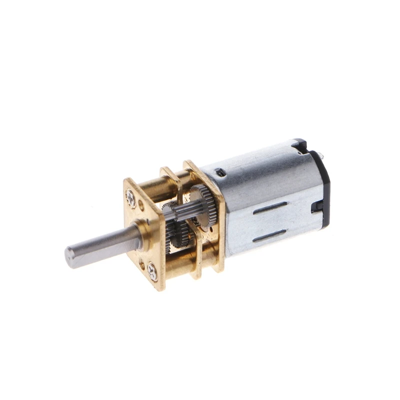 

DC 6/12V 100/300RPM Micro Speed Reduction Gear Motor with Metal Gearbox Wheel