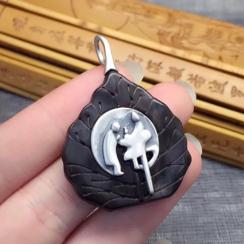 

2019 Real Asg Choker Necklace Cluci Cage Pendants Heitai Wholesale New S925 Sandalwood Bodhisattva Lotus Pendant