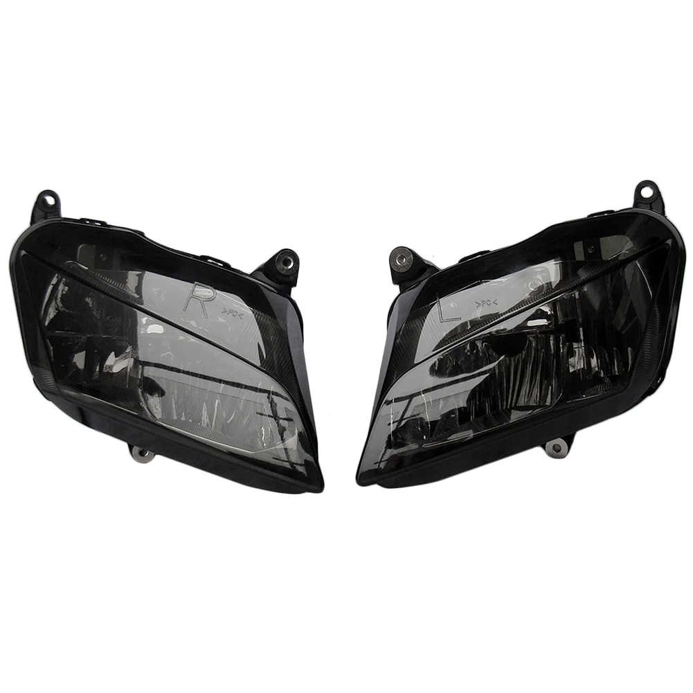 Дым мотоцикл передняя фара освещение в сборе для Honda CBR 600 RR CBR600RR F5 2007 2008 2009 2010 2011 2012 - Цвет: Smoke