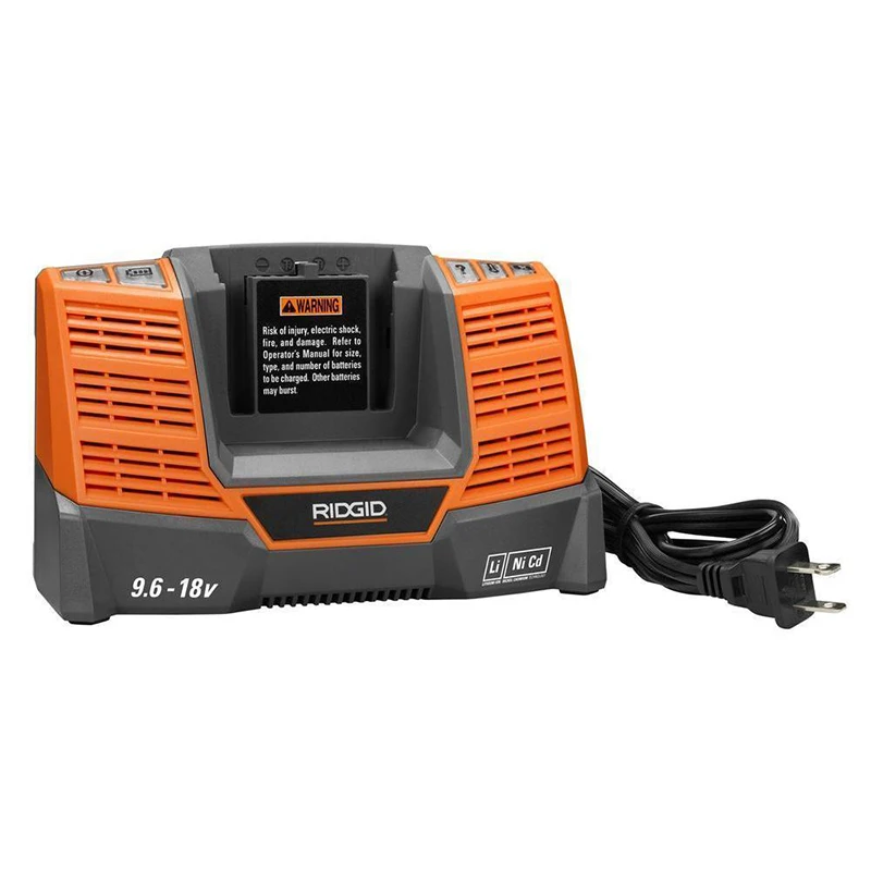 NEW RIDGID 18V (Li Ion/Ni Cad/Lithium Ion) Battery Charger For AC840093