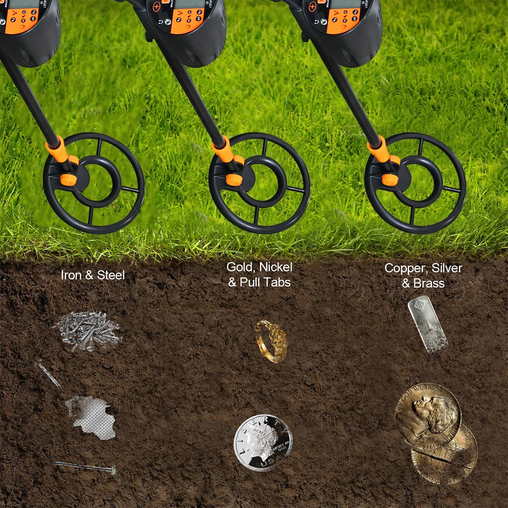 

Professional Underground Metal Detector Adjustable Golden Detector Treasure Hunter Tracker Detector Metal Circuit Detector MD-30