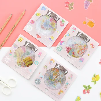 

48pcs /Pack Sweet Light Bulb Mini Adhesive Stickers DIY Tool Decorative Stick Label Decor