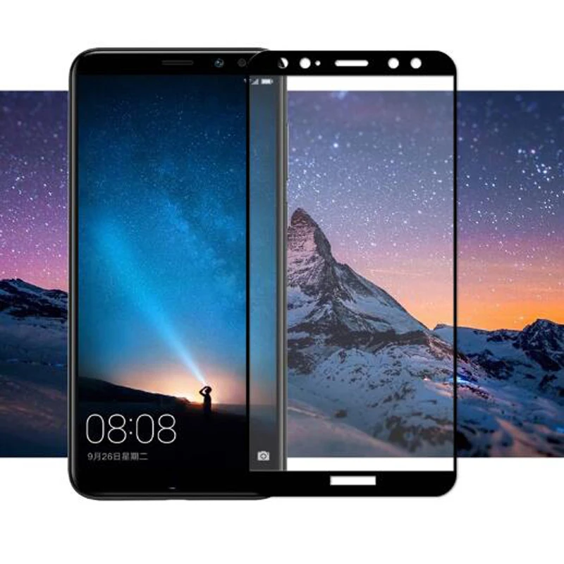Закаленное стекло для Huawei Nova 2i 2 шт. защита экрана 5 9 дюйма 2.5D полноэкранная