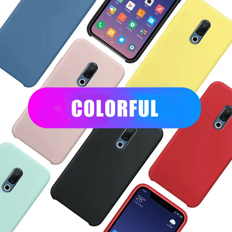 Meizu 16 Plus, чехол, мягкая Жидкая силиконовая задняя крышка, Meizu 16X, чехол для телефона, ультра тонкий, половина, защитная задняя крышка, Funda Capa Meizu 16 Capa