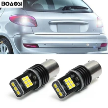 2x1156 P21W Canbus Error Free 3030 чипы светодиодный Автомобильный Обратный лампа заднего светильник для peugeot 307 206 2008 207 308 4008 508 5008 301