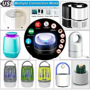 

Electric Fly Bug Zapper Mosquito Insect Killer LED Light Trap Lamp Pest Control