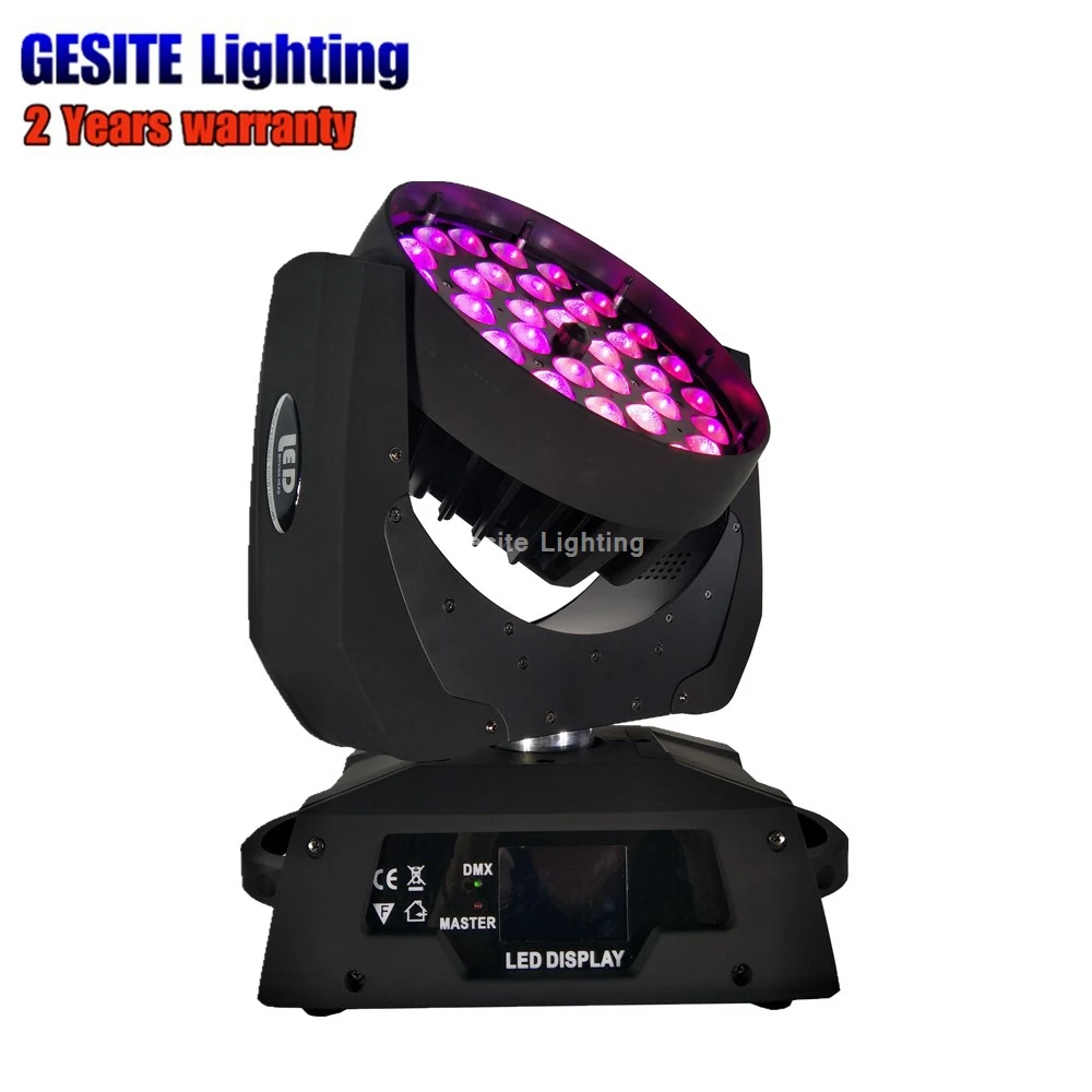 Светодиодное освещение 36x15 Вт 6in1 rgbwa uv led зум wash Этап освещения