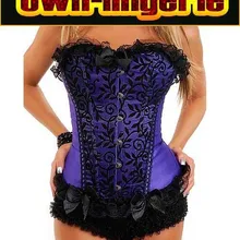 Модный Корсет с цветочным узором высокого качества, корсет со шнуровкой на спине и крючками спереди с бантом