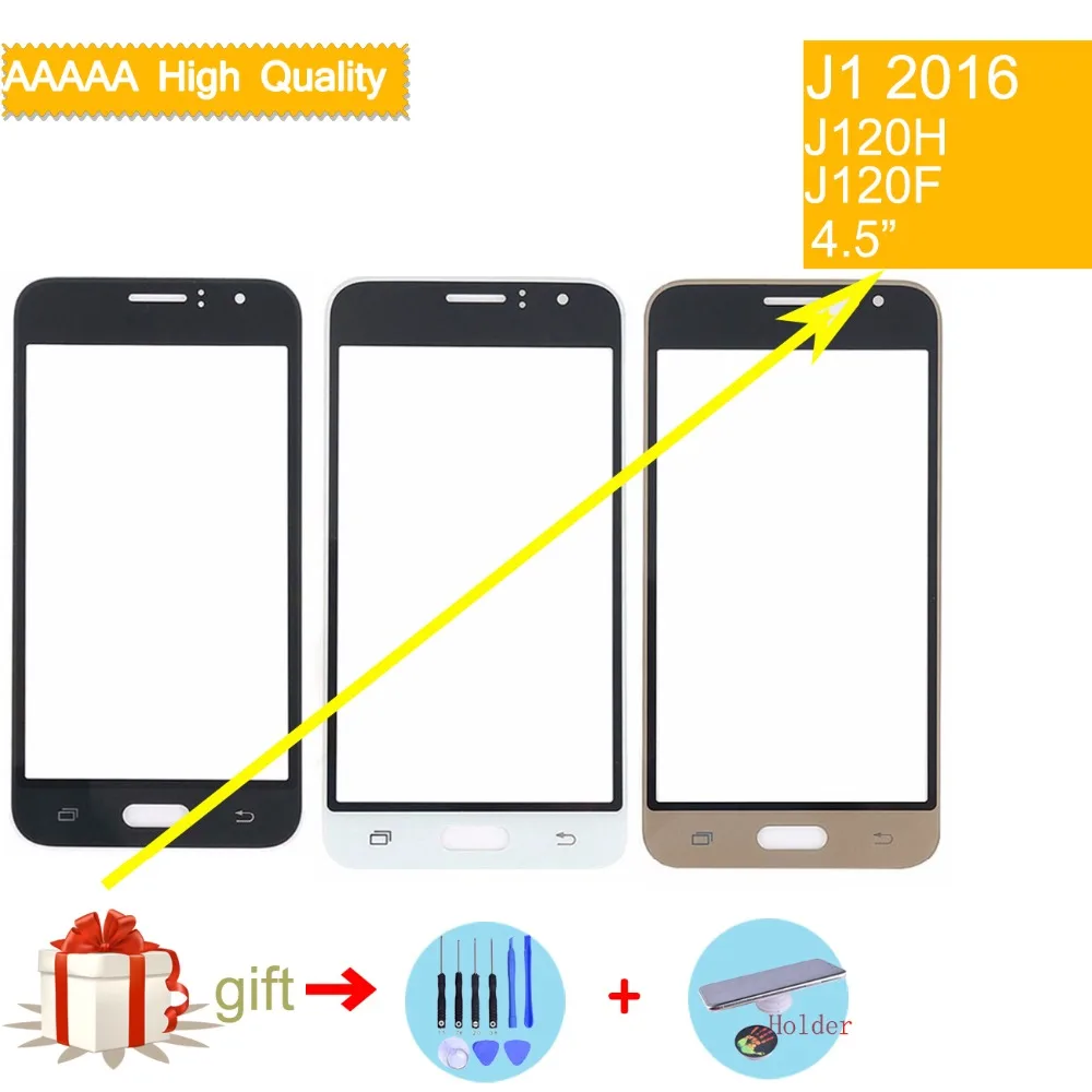 

TouchScreen For Samsung Galaxy J1 2016 J120 J120F J120DS J120M J120H SM-J120F Touch Screen Front Panel Glass Lens Outer LCD