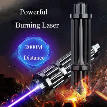 

Most Powerful Burning Blue Laser Torch 445nm 100000m Focusable Laser sight Pointers Flashlight burn match candle lit cigarette