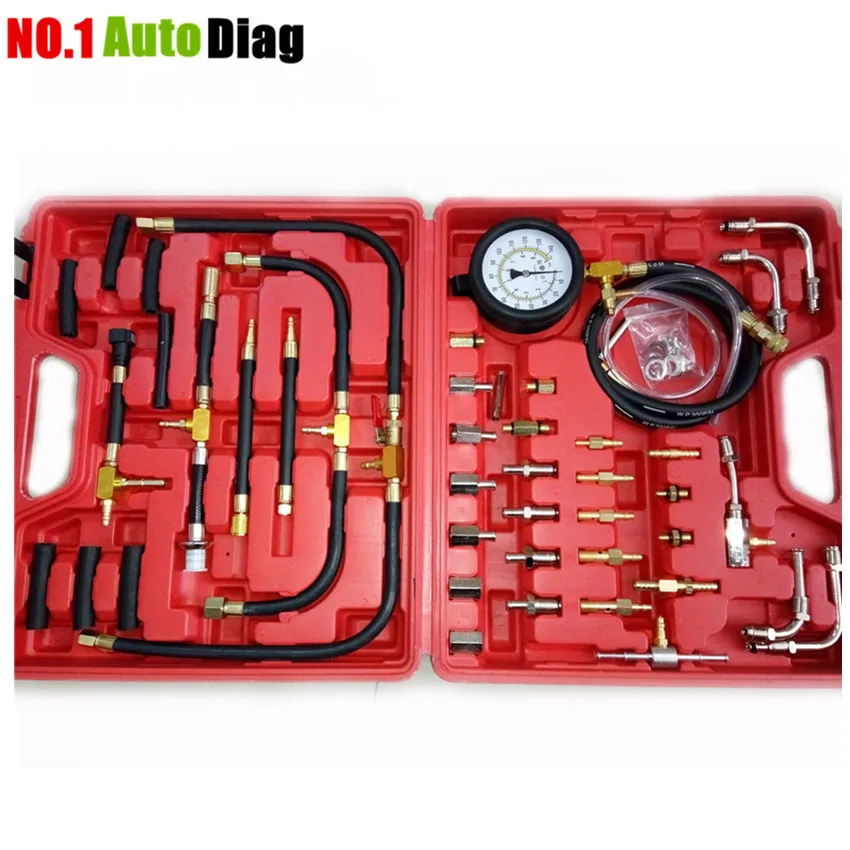 Prix pour Universal Automotive TU-443 Deluxe Manomètre Jauge De Pression De Carburant Moteur Kit de Test D'injection de Carburant Pompe Testeur DHL Livraison Gratuite Prix pour Universal Automotive TU-443 Deluxe Manomètre Jauge De Pression De Carburant Moteur Kit de Test D'injection de Carburant Pompe Testeur DHL Livraison Gratuite