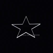 Набор из 5 пользовательских акриловых звездочек украшение свадебного стола Место карты заготовки