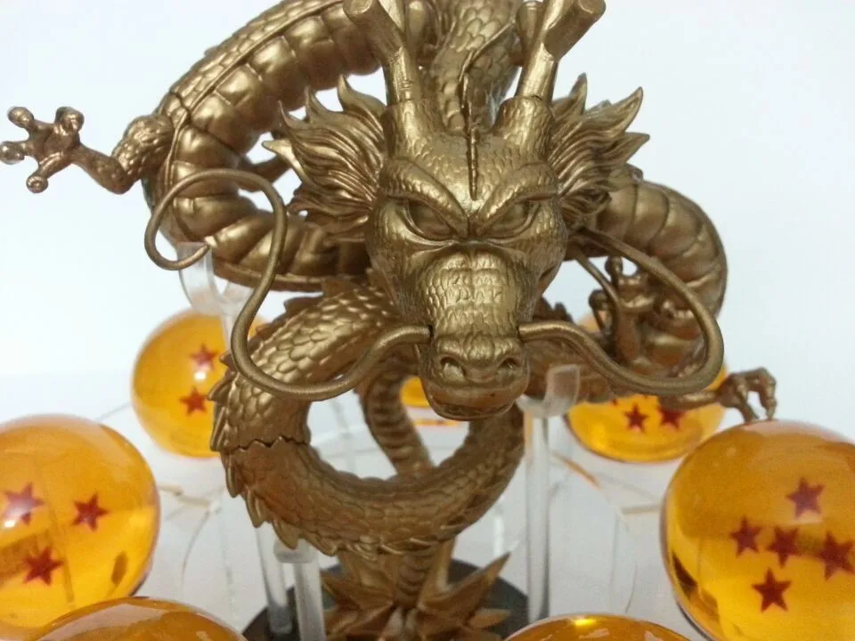 Dragon ball Z Shenron ПВХ фигурка figuas dbz dragon ball z модель игрушки шары дракона+ 7 шт. пвх шары+ полка Стрекоза DIY53