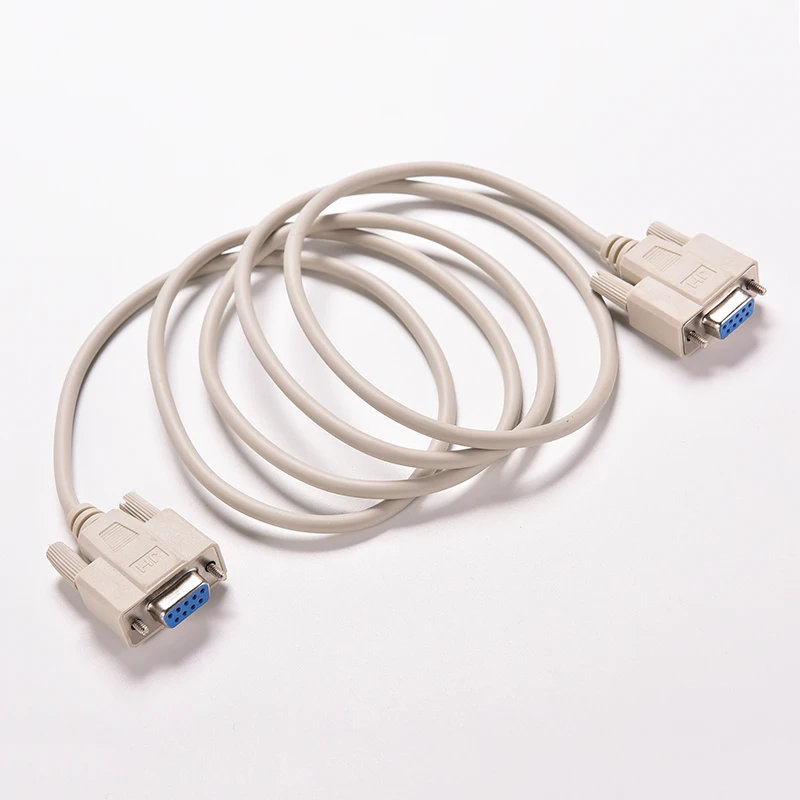 1.5m//5FT RS232 DB9 9Pin Serial Female Null Modem Cable Ports Converter Adapter