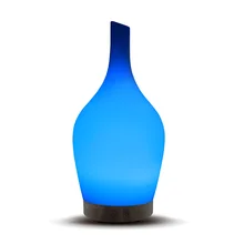 100 мл стеклянный ароматерапия эфирное масло диффузор холодный туман увлажнитель воздуха 7 цветов светодиодный свет и без воды автоматическое отключение