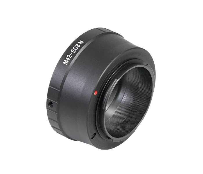 M42-EOSM адаптер переменного тока, M42 объектива с резьбовым креплением для цифровой однообъективной зеркальной камеры Canon EOS M EF-M поддерживающие беззеркальную Камера адаптер