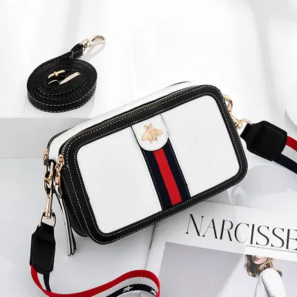 

Summer net red small bag female bag new 2019 small fresh fashion Korean version of the wideband Messenger bag female wild summer