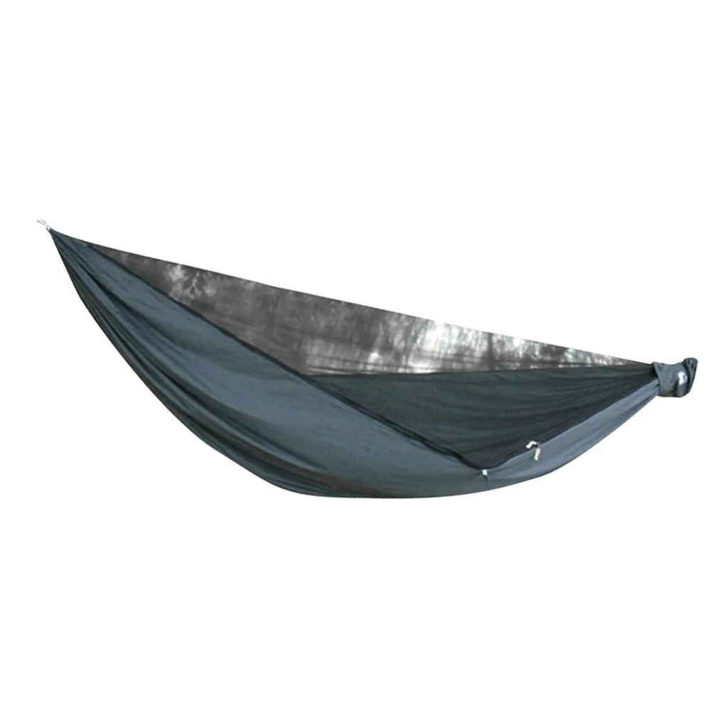 1 Person Outdoor Camping Hammock Tent Hanging Bed with Mosquito Net 210T Nylon Travel Hanging Bed Hunting Sleeping Swing