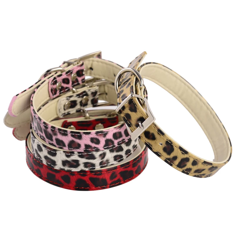 leopard print cat collar