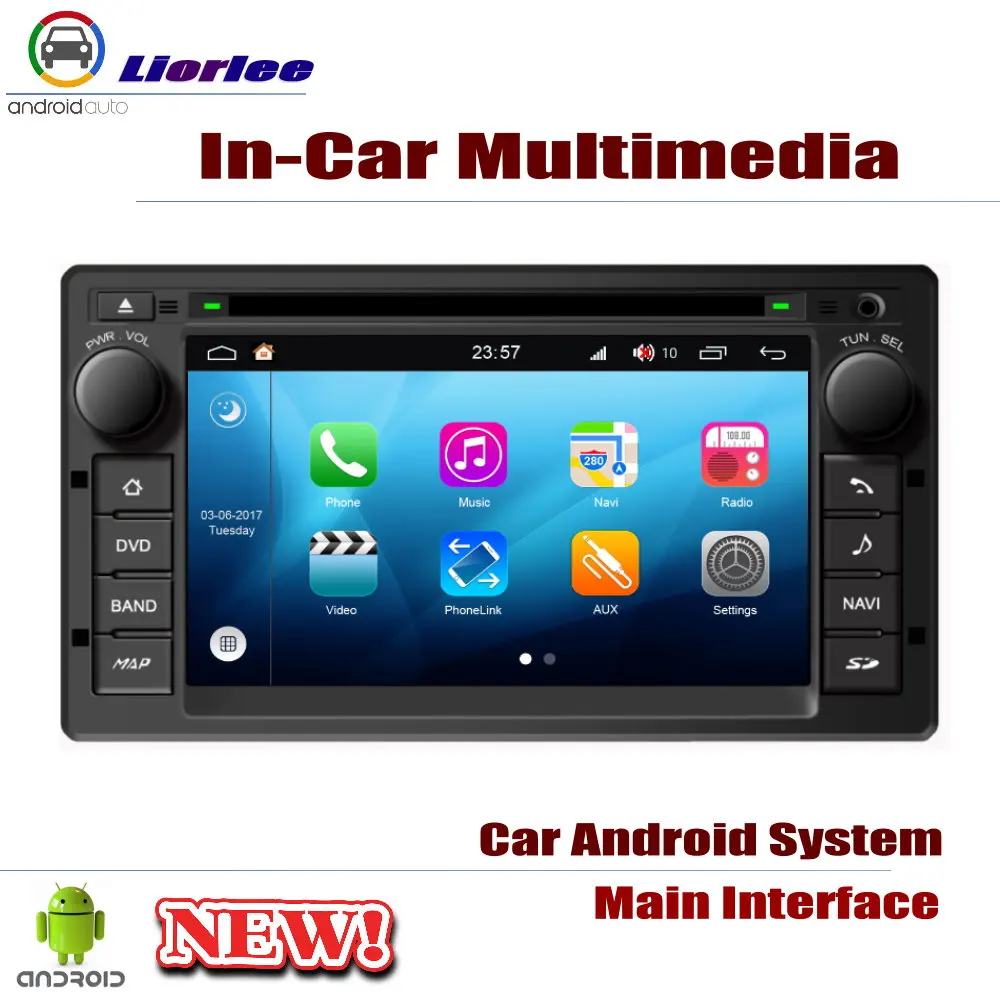 Discount Auto Player GPS Navigation For Ford Crown Victoria 2000~2012 Car Android Multimedia System HD Screen Radio Stereo Head Unit 1