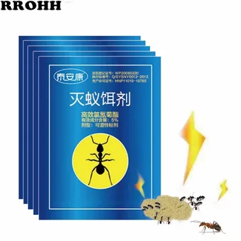 

10Pcs Very Powerful Ant Baits Drug Powder Killer Insect Net Bait Reject Catcher Pest Control Repeller Pests Kill Black Ants