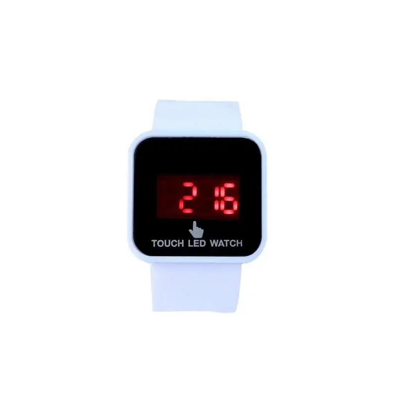 

LED Watch Kids Jelly Color Digital Child Watches New Touch Screen Rubber Children Watch For Boy Girl Student Go to School