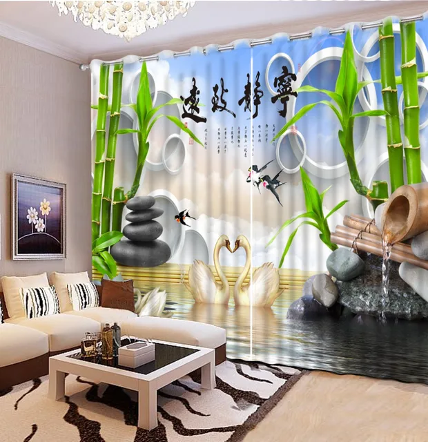 Chinesische Vorhänge Benutzerdefinierte Foto kreis bambus Fenster ... Chinesische Vorhänge Benutzerdefinierte Foto kreis bambus Fenster ...