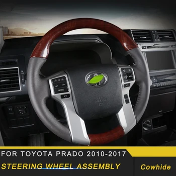 

For Toyota Prado 2010-2017 Car Styling Steering Wheel Assembly Panel Cover Trim Frame Sticker Interior Accessories