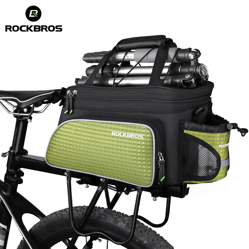 

Rockbros Bicycle Accessories Large Capacity Bicycle Bags & Panniers Waterproof Rear Saddle Bags Cycling Bags Bike Accessories