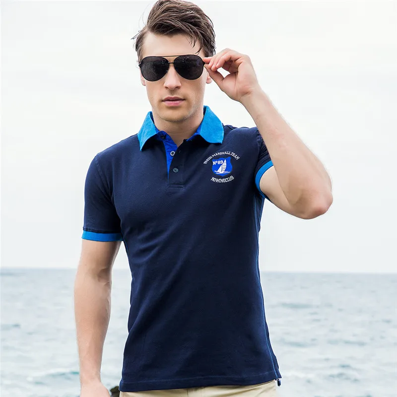 Fredd Marshall Brand Men's Clothing Summer Men Short Sleeve Polo Shirts Fashion Cotton Casual Male Polos Camisa Masculina Euro Size M-XXL (2)