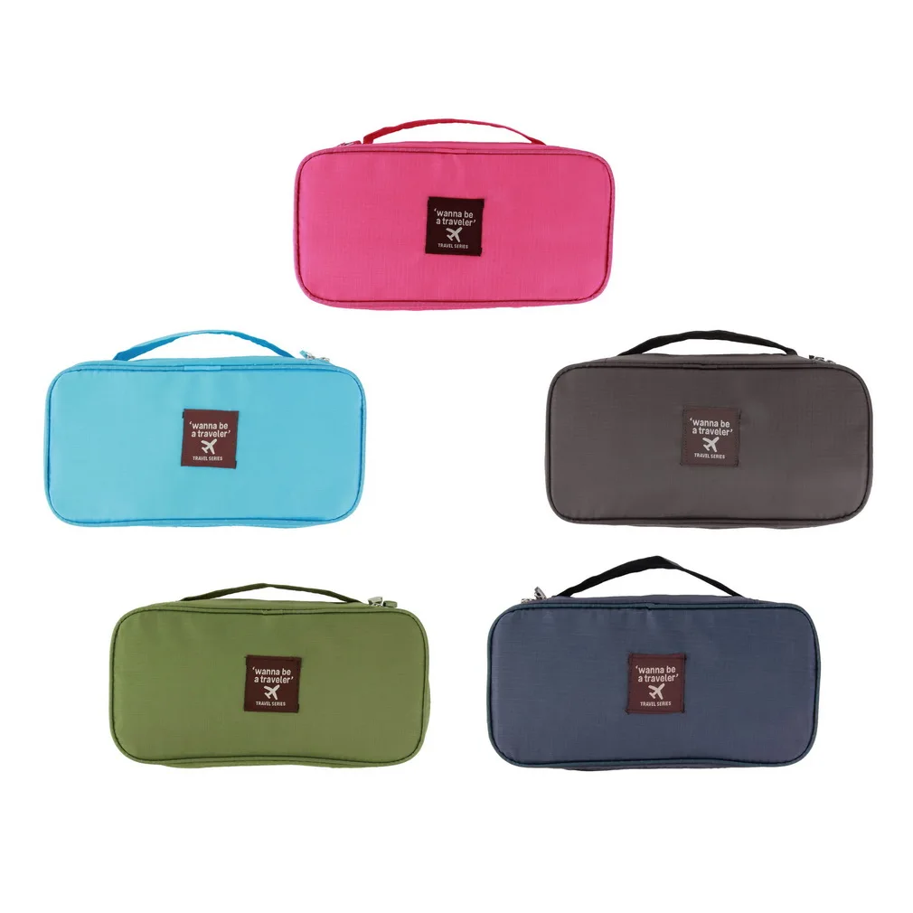 

NEW Bra Underwear Lingerie Travel Bag for Women Organizer Trip Handbag Luggage Traveling Bag Pouch Case Suitcase Space Saver Bag