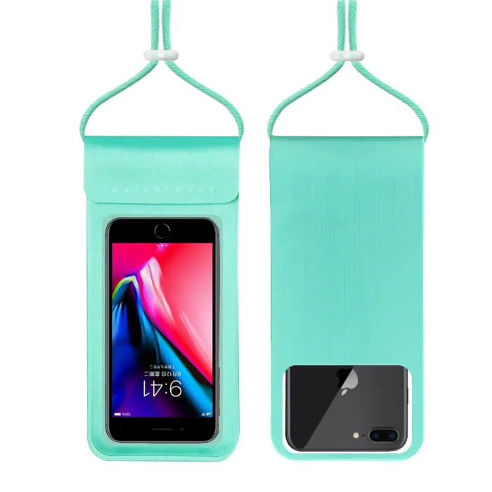 6.0 Waterproof Phone Case Cover Touchscreen Cellphone Dry Diving Bag Pouch with Neck Strap for iPhone Xiaomi Samsung Meizu