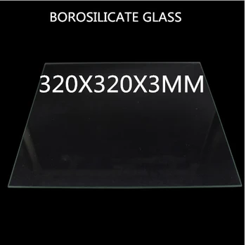 

320 x 320 x 3 mm Borosilicate Glass Plate 3d Printer Build Platform Transparent Color