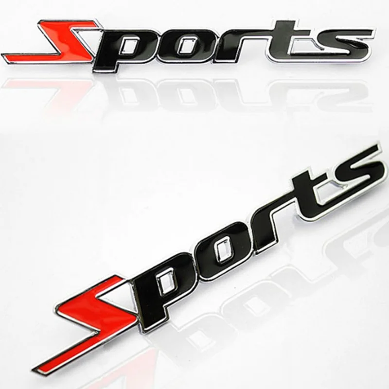 

Car Styling 3D Stainless Sports Emblem Badge Stickers for Volkswagen VW Golf 4 6 7 GTI Tiguan Passat B5 B6 B7 CC