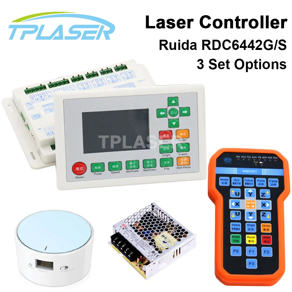 

Ruida RDC6442G DSP Laser Controller PSU WIFI Handle for Co2 Laser Engraving Cutting Machine