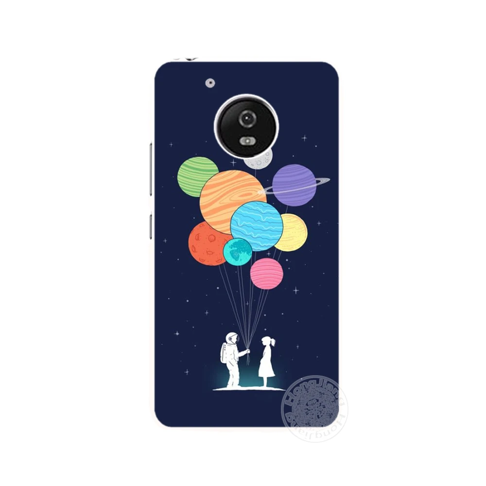 HAMEINUO Космос любовь Луна астронавт чехол для Motorola Moto G6 G5 G5S G4 PLAY PLUS ZUK Z2 pro|cover for