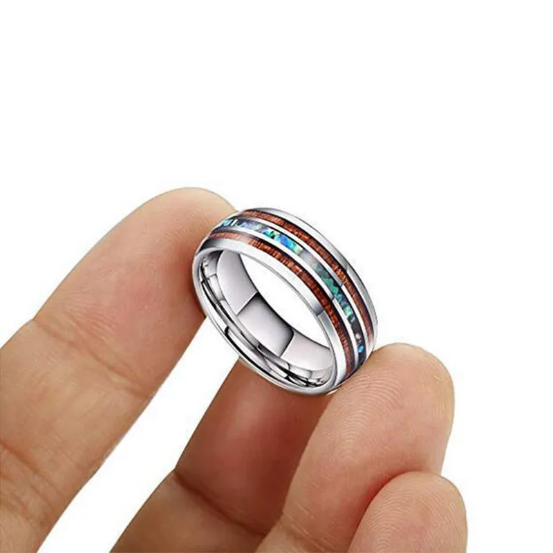 8 мм вольфрамовое кольцо для мужчин, ювелирное изделие, кольца с драконом для женщин, кольцо на палец из нержавеющей стали, набор для женщин, подарки, обручальные кольца