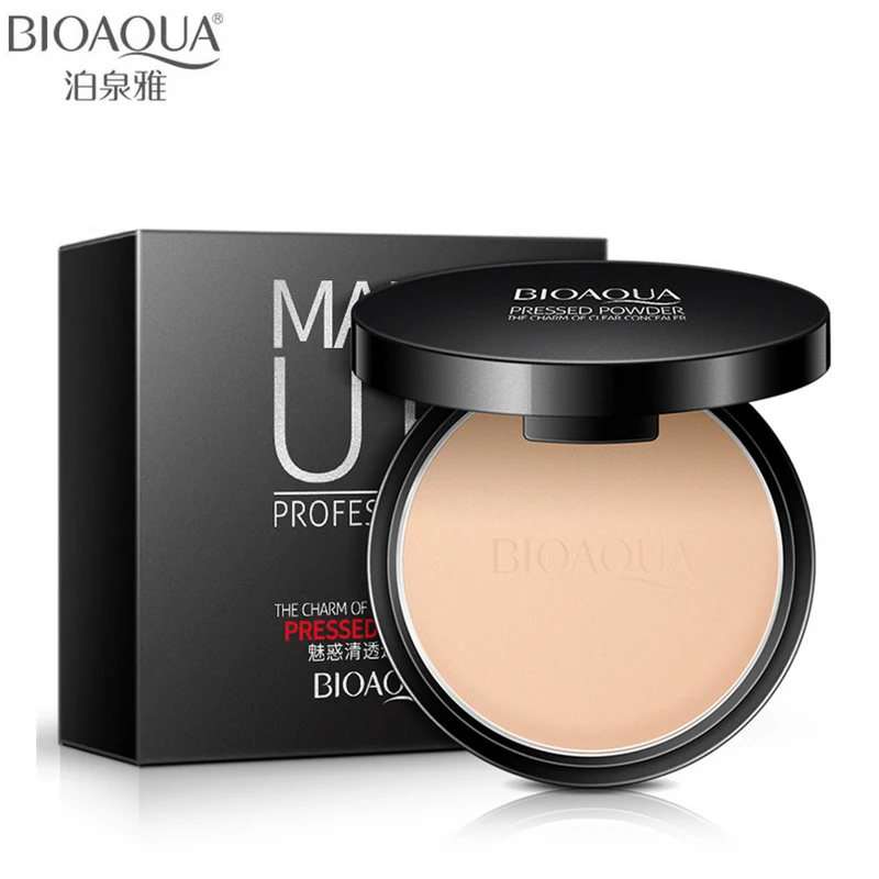 Cheap Chance for  BIOAQUA Brand Face Base Mineral Pressed Powder Makeup Matte Smooth Concealer Control Oil Foundation