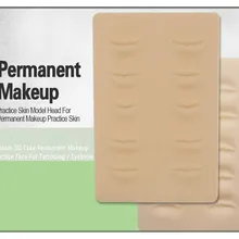 5 шт. 3D Перманентный макияж губ бровей Лицо практика кожи макияж инструменты