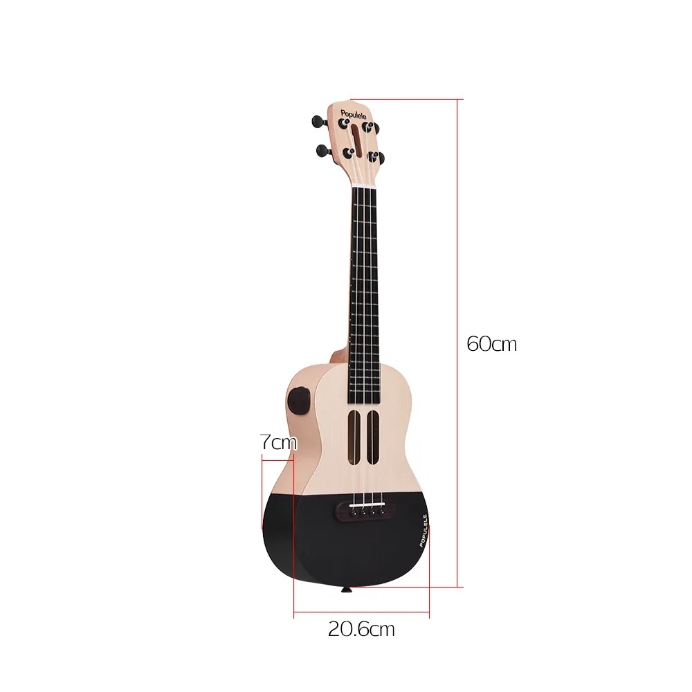 23 &quotСмарт концертный укулеле Ukelele Uke комплект с светодиодный светильник для