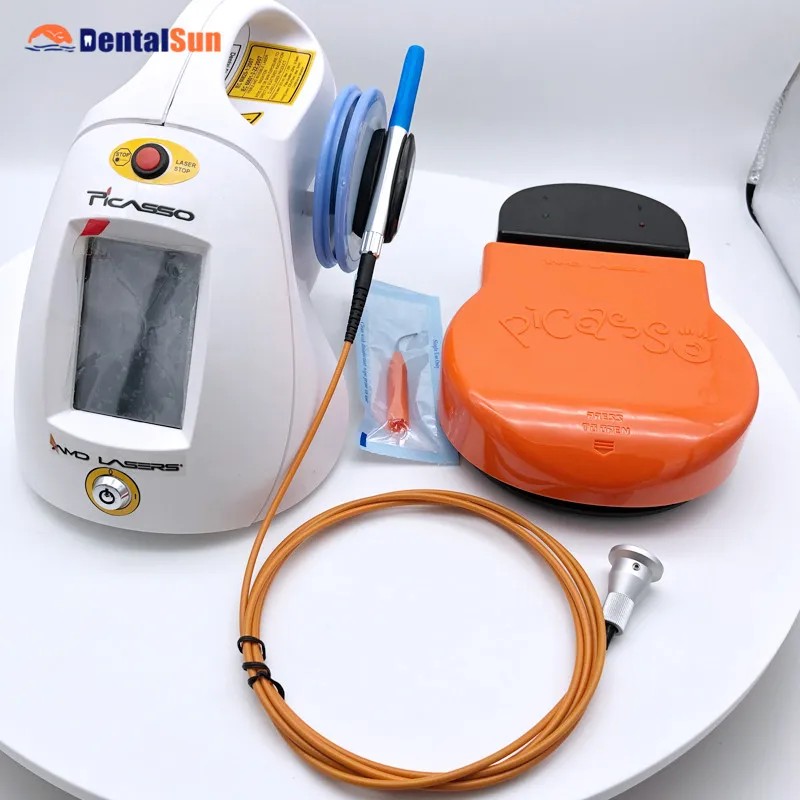 Dental 810nm Diode Oral Soft Tissue Surgery and Teeth Whitening Laser 7W Dental Laser