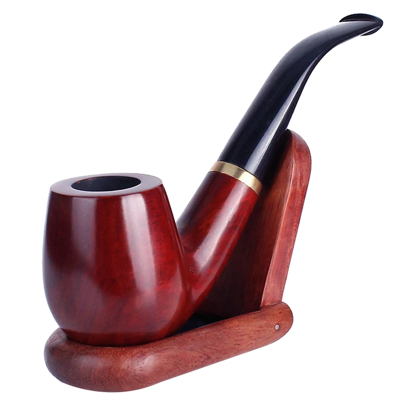 Red Sandalwood Wooden Pipes for Smoking Weed Tobacco Cigarette Filters Weed Pipe Detachable