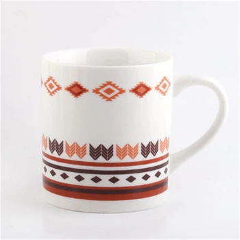 

Printed Ceramic Coffee Mugs Tea Cup Japanese Porcelain Personalized Creative Teacup Brief Eco Friendly Milk Cup Stocked DDBX052