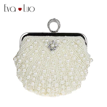 

A007 DHL Fast Shipping Beaded Pearl Evening Bags Clutch Bag Women Clutches Lady Wedding bag Handbags Purse Shoulder Bag