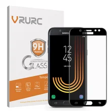 VRURC Screen Protector For Samsung Galaxy J3 J5 J7 2017 J330 J530 J530F J730F Tempered Glass 5D Full Cover Explosion Proof Film
