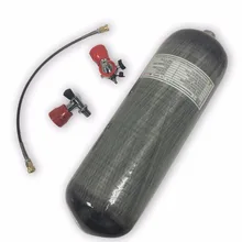 AC109101 композитный цилиндр 9л Пейнтбольный бак карбоновый Дайвинг цилиндр pcp airgun 4500psi airforce condor противопожарная защита Acecare