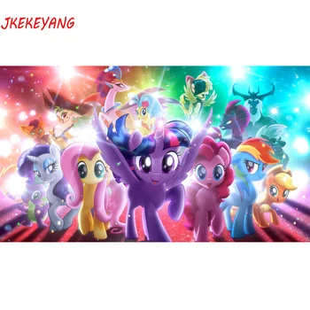 

5D DIY square/round Diamond Painting My Little Pony Cross Stitch Diamond Embroidery Pattern Rhinestone home decor J1431