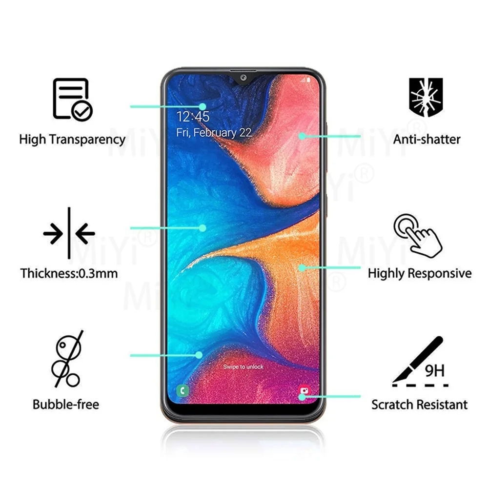 Защитное стекло для экрана для samsung galaxy a20 a20e sm-a202f sm-a205f защитное стекло samsyng glaxy a 20 e 20e 202 205 пленка