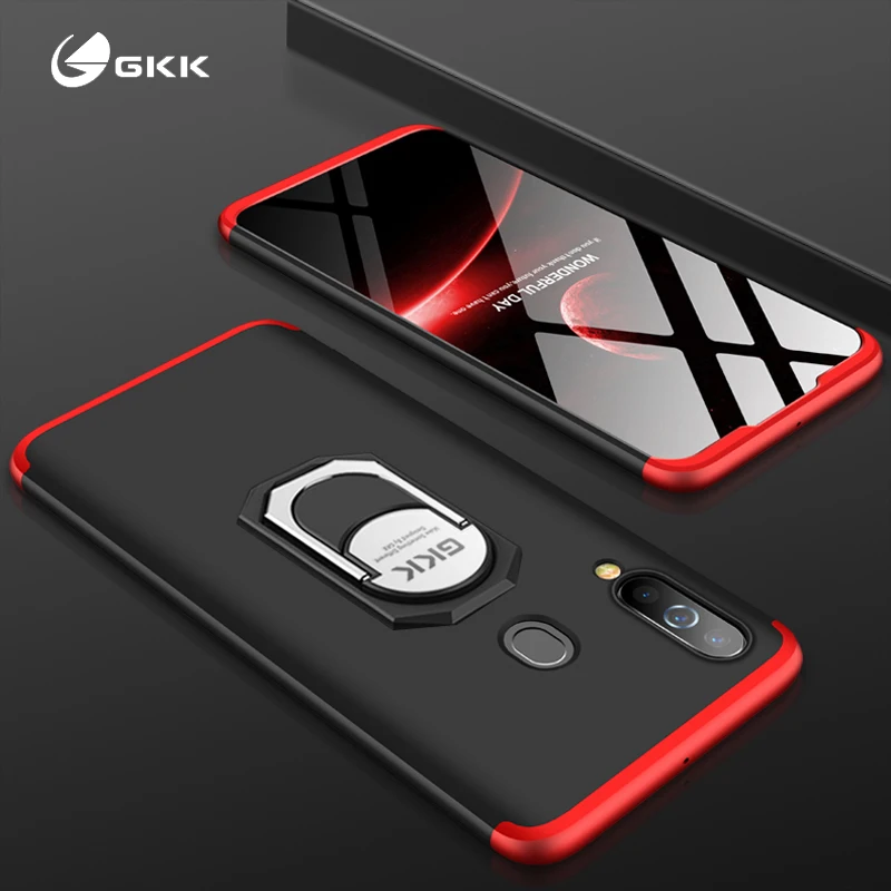 For Samsung Galaxy A60 Cover Luxury Full Protective Ring Magnetism Holder PC Shockproof Shell For Samsung A60 Case 6.3inch Coque