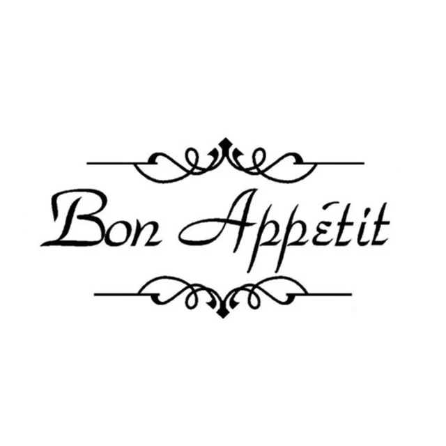 2017 1PC Vinyl Wall Stickers Quote Bon Appetit Dinning Room Decor Kitchen Decals Art , Aug 18